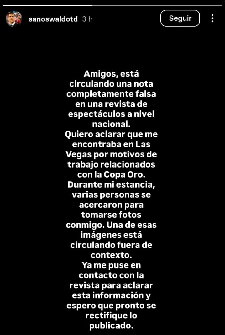 Oswaldo Sánchez niega infidelidad a su esposa