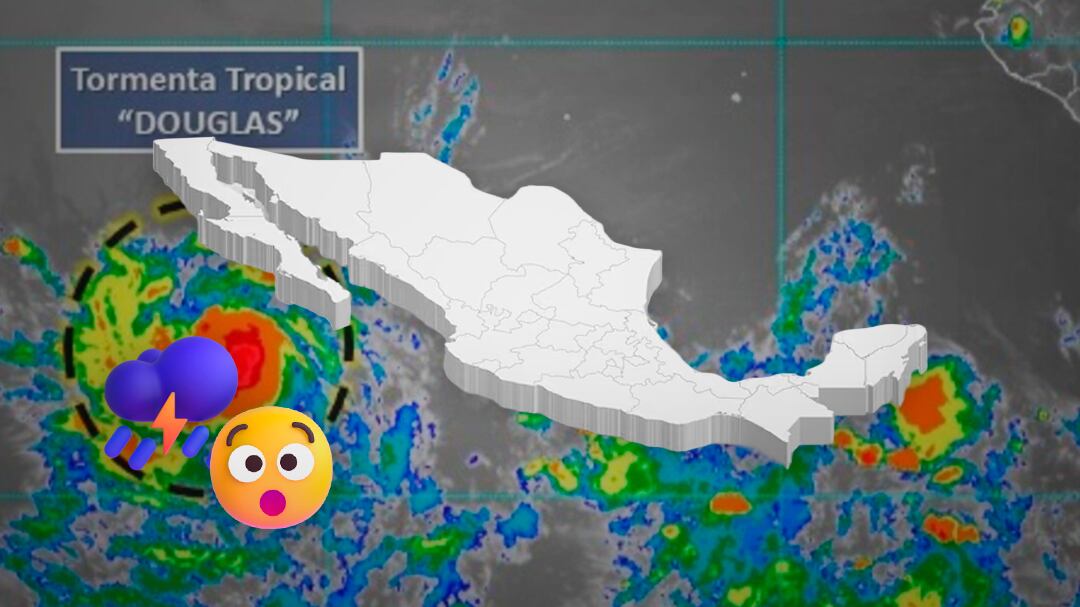 Tormenta Tropical Douglas: cuándo llegará a México y trayectoria
