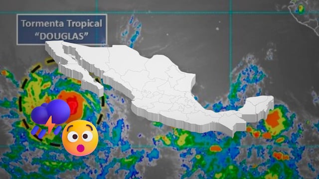 Tormenta Tropical Douglas: cuándo llegará a México y trayectoria