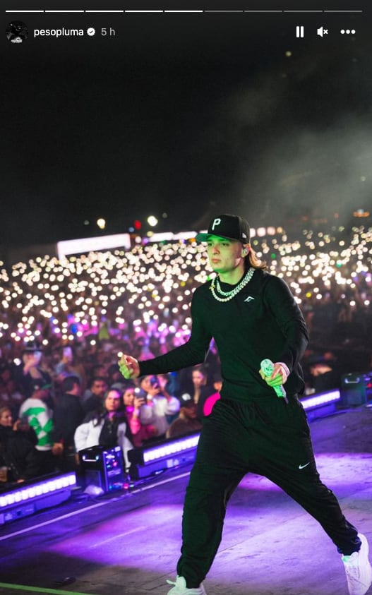 Peso Pluma en el Festival Arre HSBC 2023