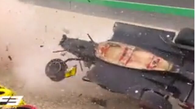 Choque en el Gran Premio de Bélgica