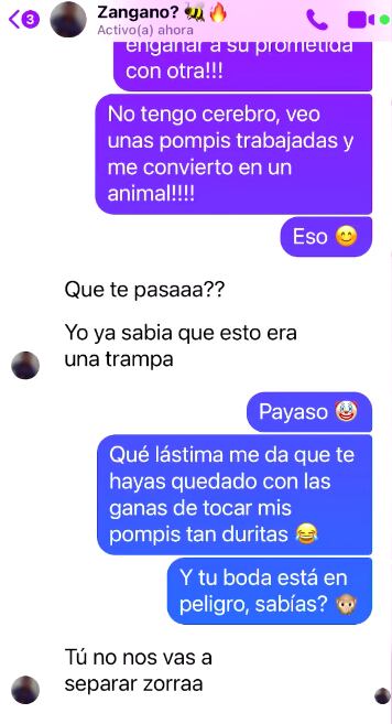 Trampa a novio infiel