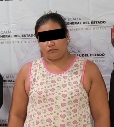 Yeni Fernanda "N", detenida por robarse a un bebé de hospital del IMSS en Tapachula
