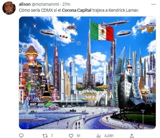 Memes por el cartel del Corona Capital 2023