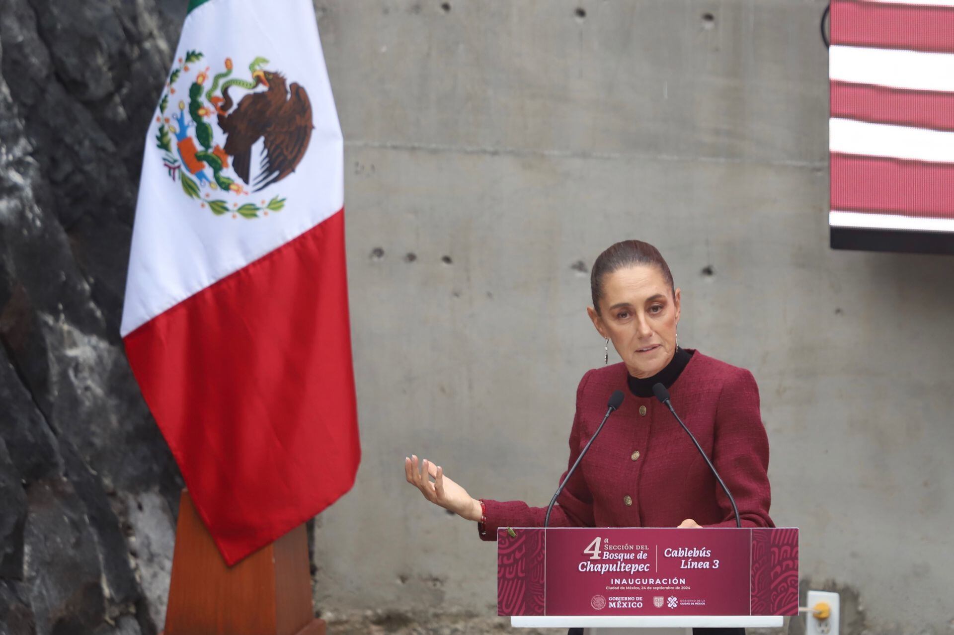Inauguración de la Cuarta Sección del Bosque de Chapultepec