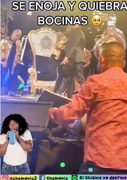 Fan de Larry Hernández se cubre por la bocina que le pateó.