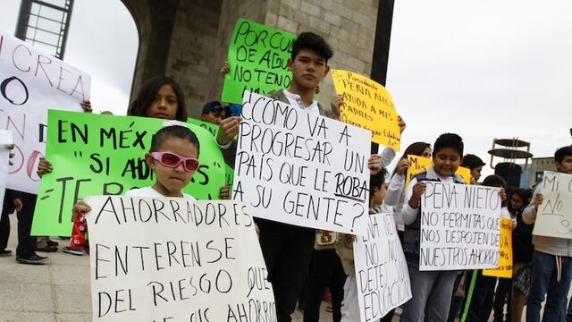Defraudados por Ficrea. Protestas. Foto/Cuartoscuro