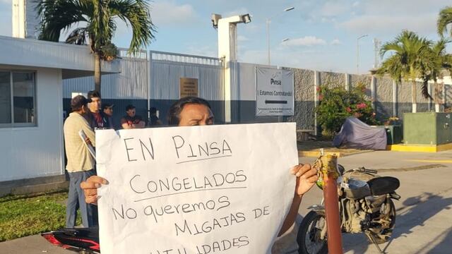 Trabajadores mantienen huelga en Pinsa Mazatlán