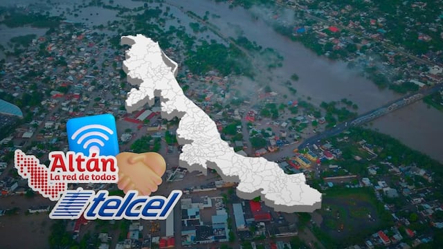 Telcel y Altán Redes activan roaming gratuito damnificados en Veracruz
