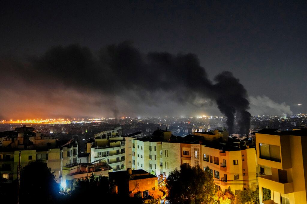 Bombardeo de Israel contra Hezbolá en Beirut