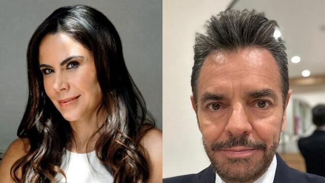 Paola Rojas y Eugenio Derbez