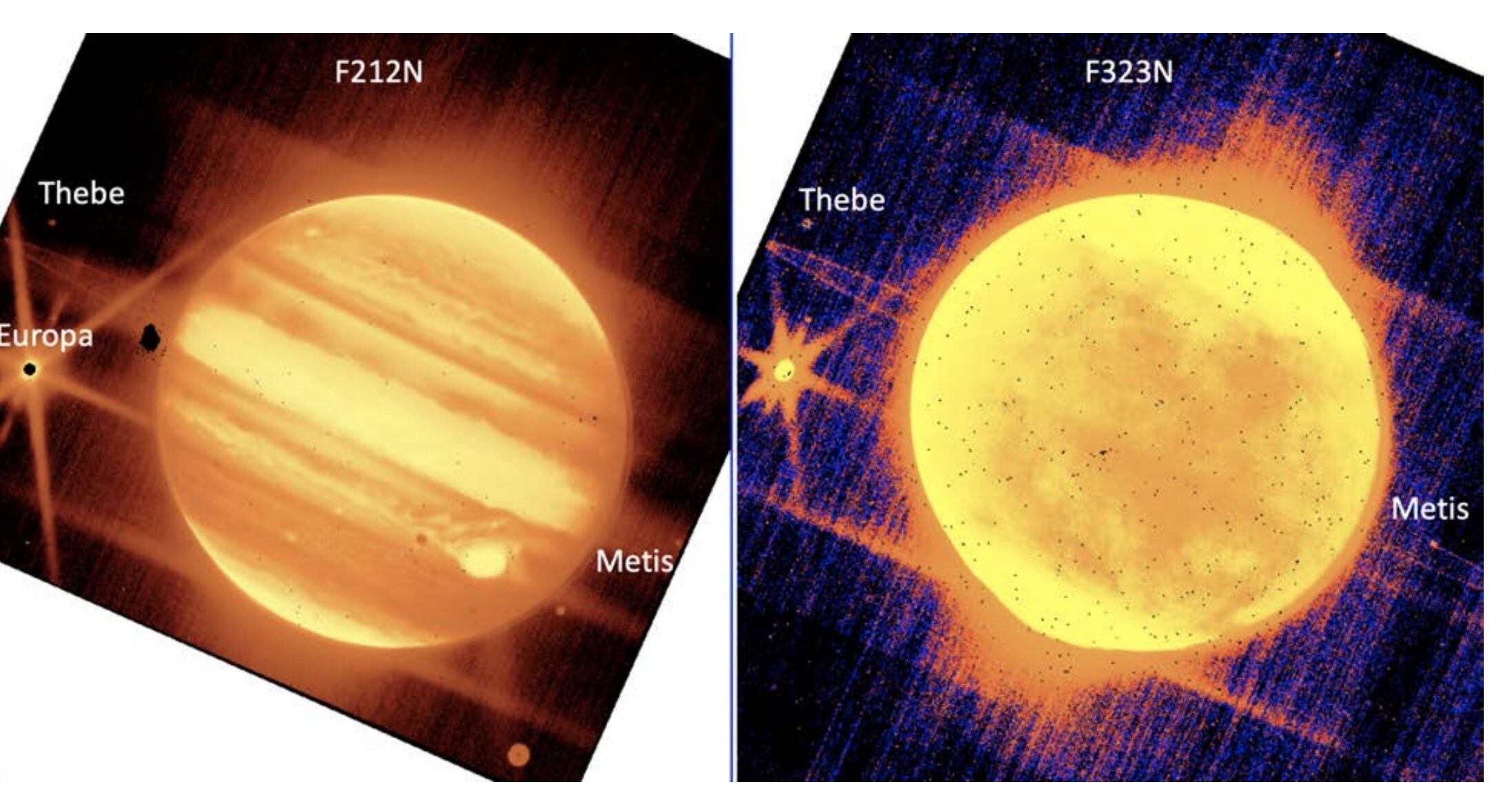 El telescopio James Webb no solo reveló una imagen del universo, sino de Júpiter y sus lunas