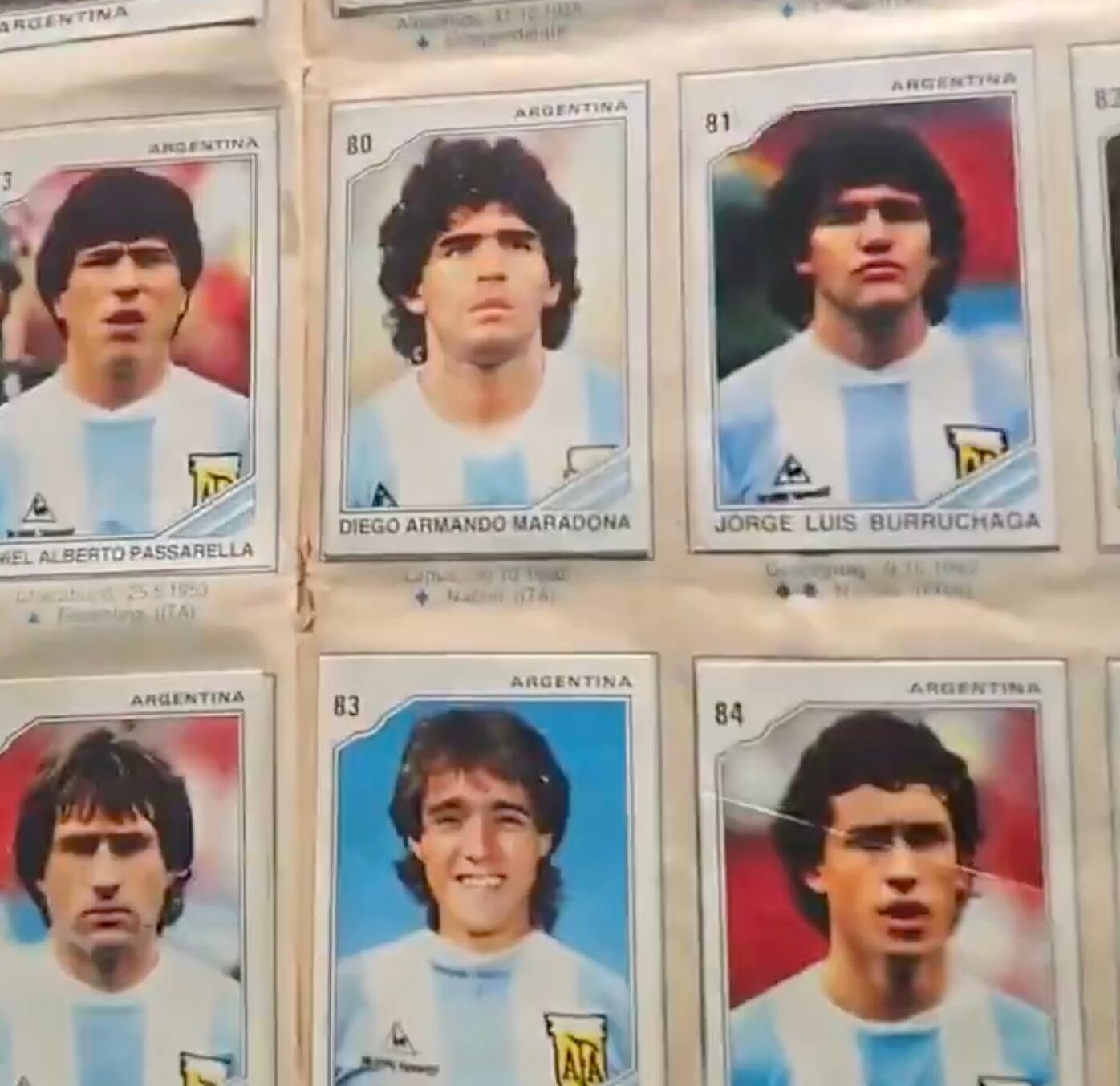 Álbum Panini del Mundial México 86