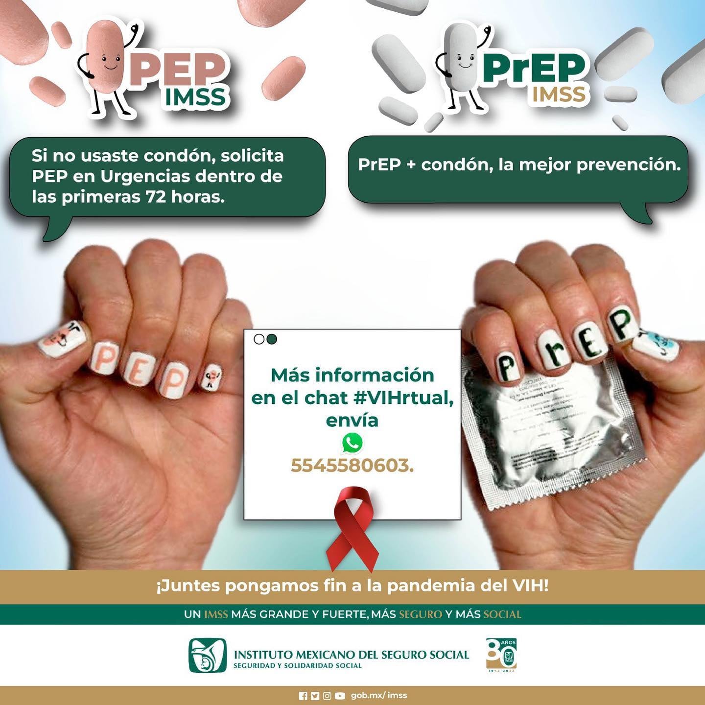 Campaña del IMSS contra el VIH