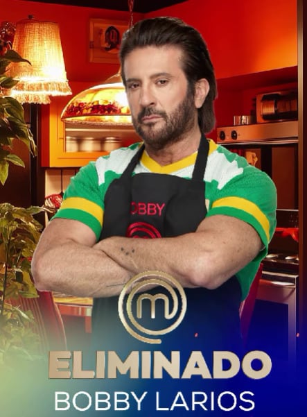 Bobby Larios fue el quinto eliminado de MasterChef Celebrity 2025