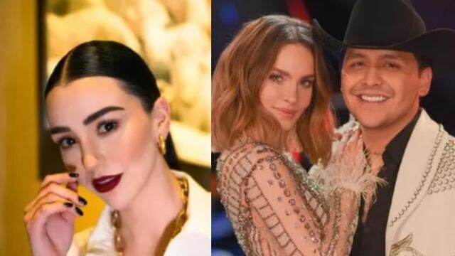 Estibaliz Badiola, Belinda y Christian Nodal.