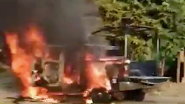 Emboscada a elementos de la Policía Estatal de Michoacán