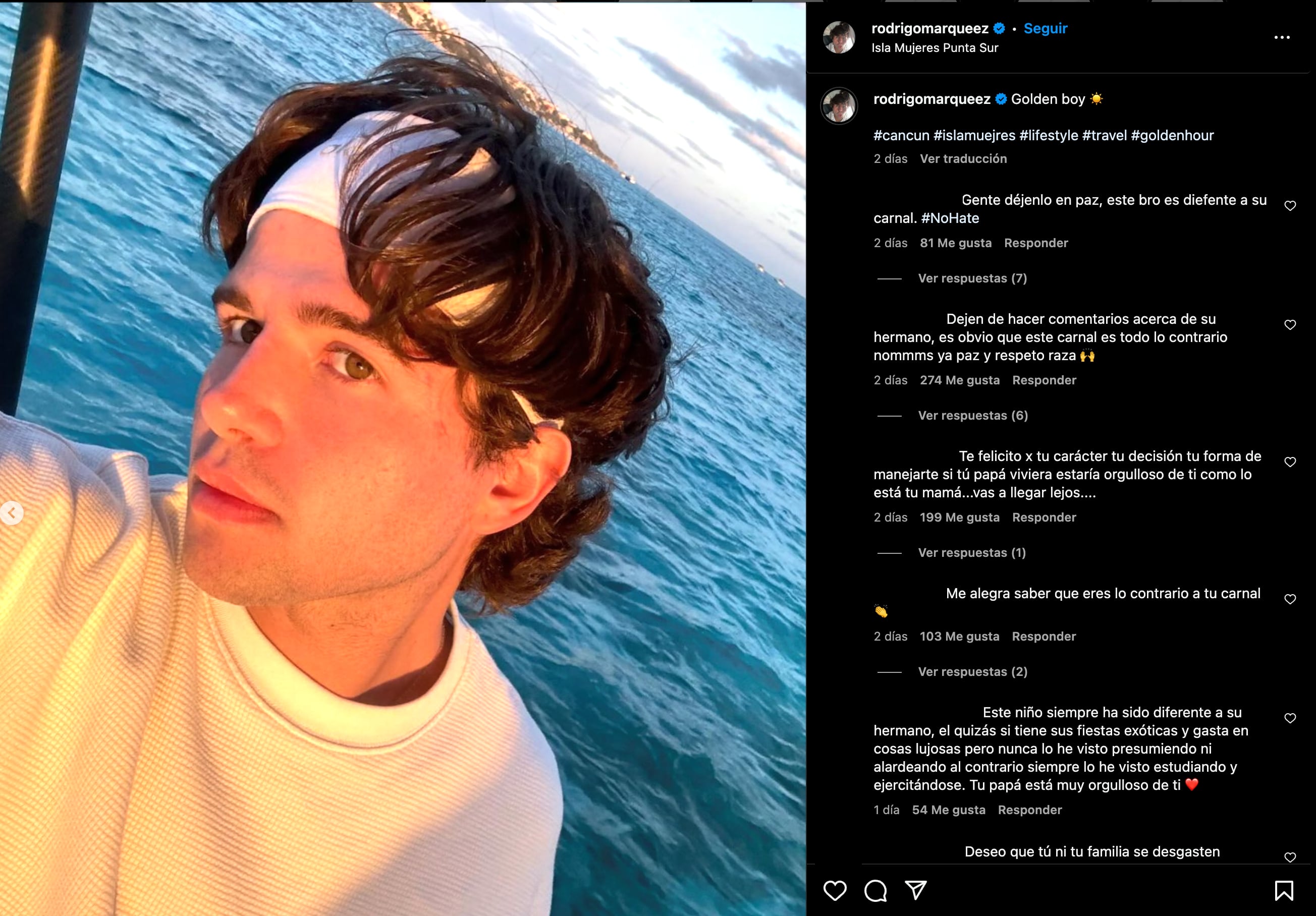 Defienden al hermano del Fofo Márquez y piden que no lo ataquen