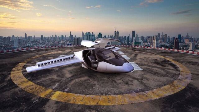 Concepto de un avión de aterrizaje vertical, desarrollado por la Agencia Espacial Europea.