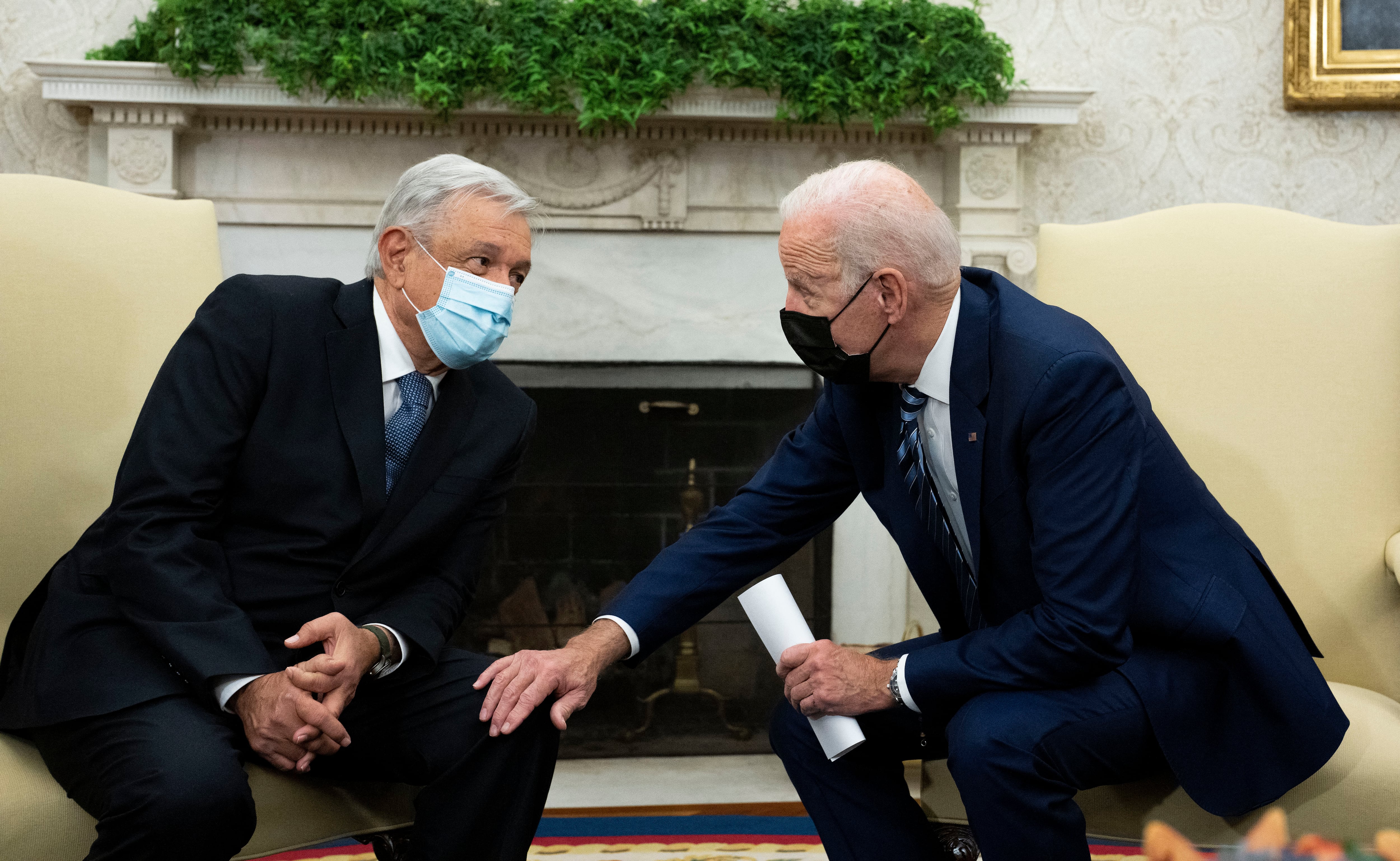 AMLO y Joe Biden