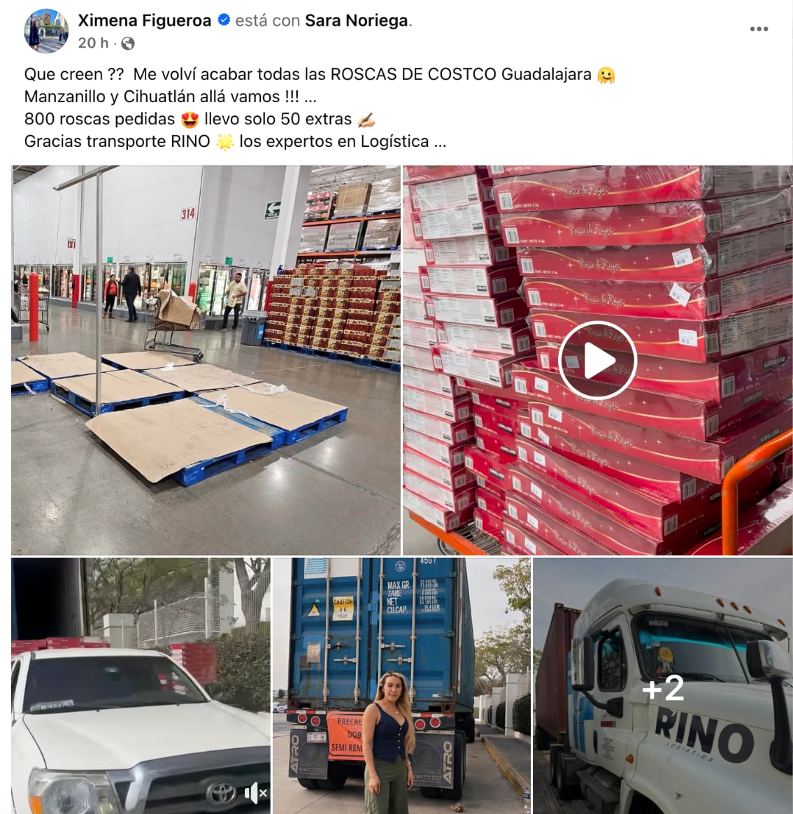 Ximena Hilton presume que compró más de 800 Roscas de Reyes de Costco para revender