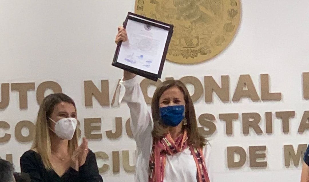 Constancia de Margarita Zavala