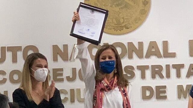 Constancia de Margarita Zavala