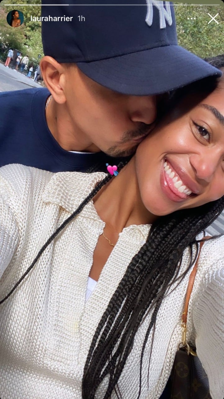 Laura Harrier y su novio