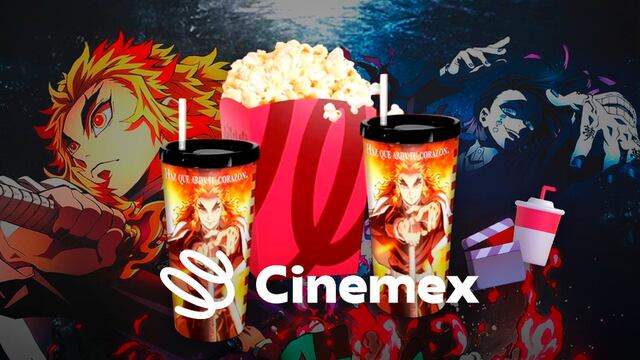 Combo de Demon Slayer en Cinemex por el reestreno de Kimetsu no Yaiba: El tren infinito