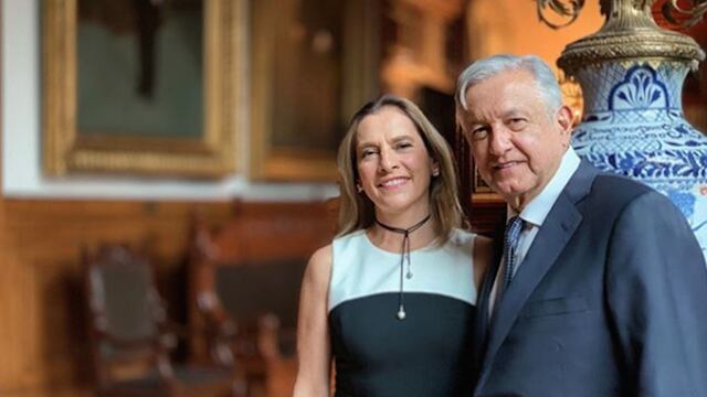 Beatriz Gutiérrez Müller y Andrés Manuel López Obrador