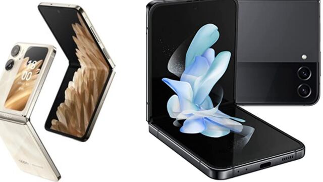 Oppo Find N2 Flip y Samsung Galaxy Z Flip 4