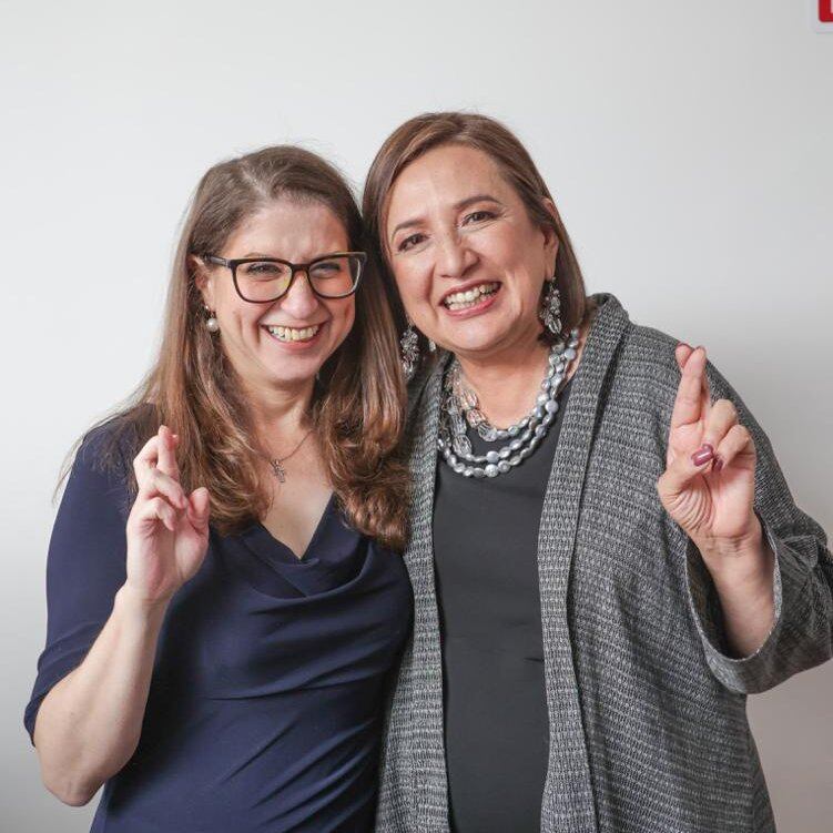 Margarita Martínez Fisher y Xóchitl Gálvez