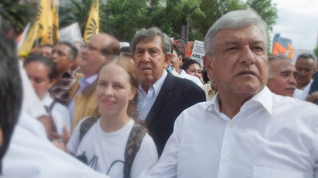 Andrés Manuel López Obrador y Cuauhtémoc Cárdenas