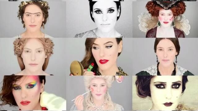 La youtuber Lisa Eldridge nos enseña el maquillaje desde los egipcios hasta los años 50 y nos da la explicación de cada época. 