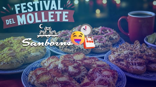 Festival del mollete en Sanborns 2026: fechas, precios y menú completo