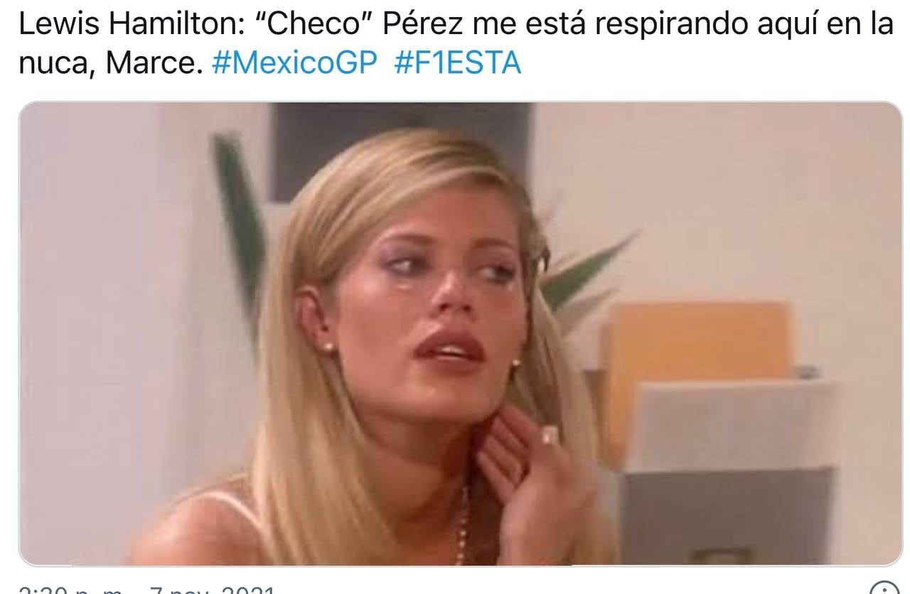 Memes de Checo Pérez en el GP de México