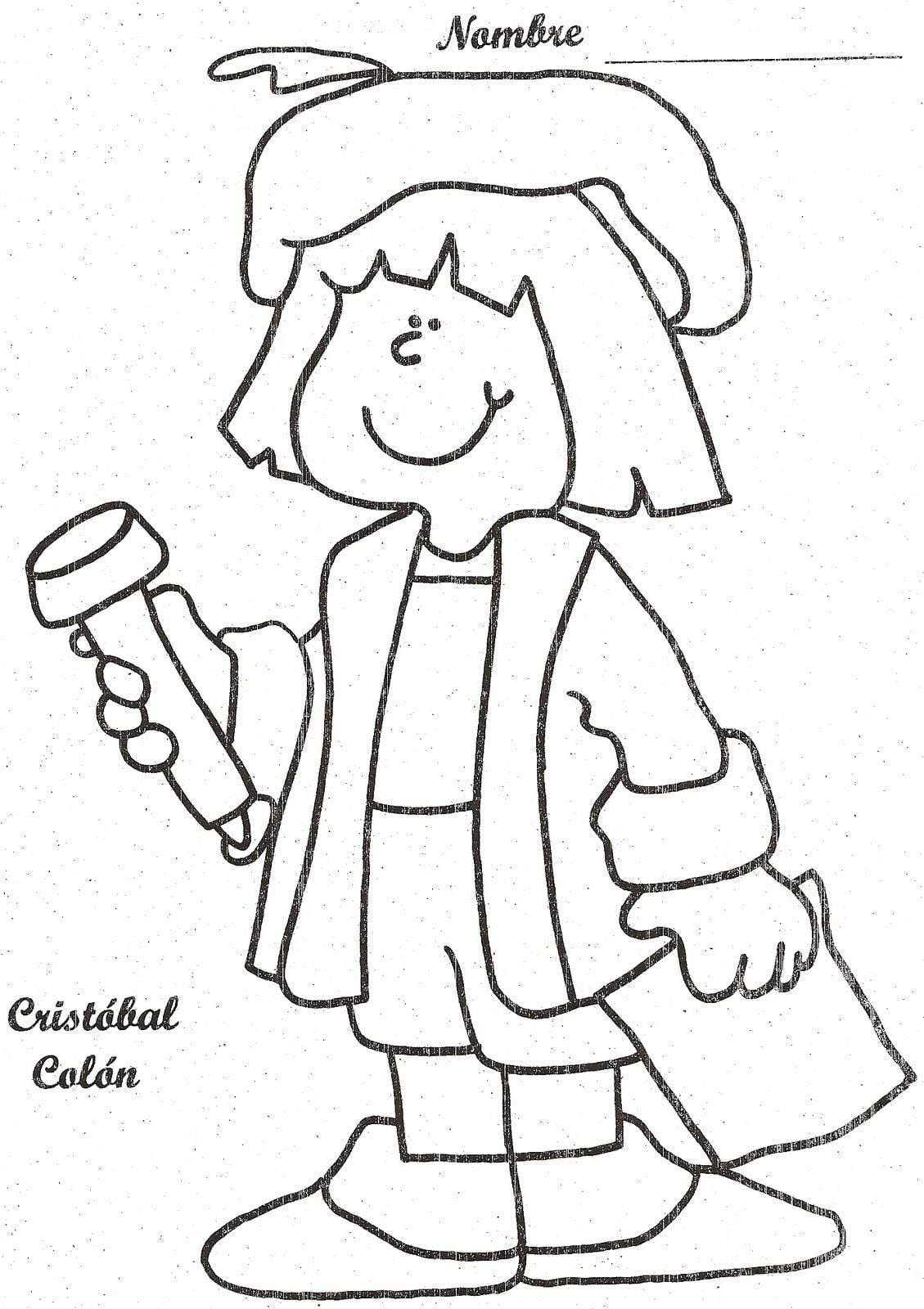 Dibujos de Cristóbal Colón para este 12 de octubre