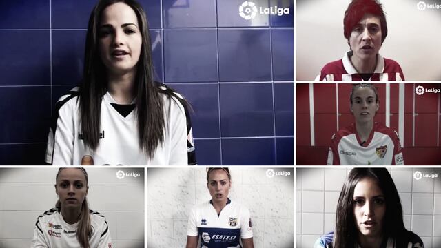 Jugadoras españolas se unieron para este 8 de marzo.