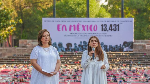 Xóchitl Gálvez, candidata a la presidencia de la república por la coalición "Fuerza y Corazón por México"