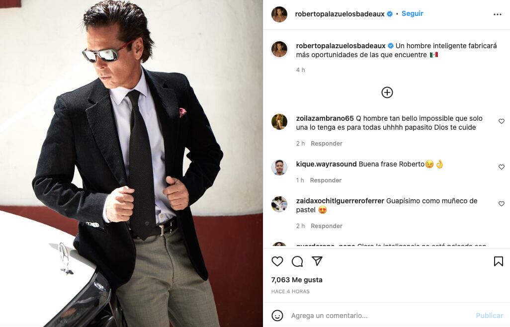 Roberto Palazuelos se considera un “hombre inteligente”