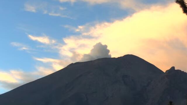 Volcán Popocatépetl el 31 de marzo