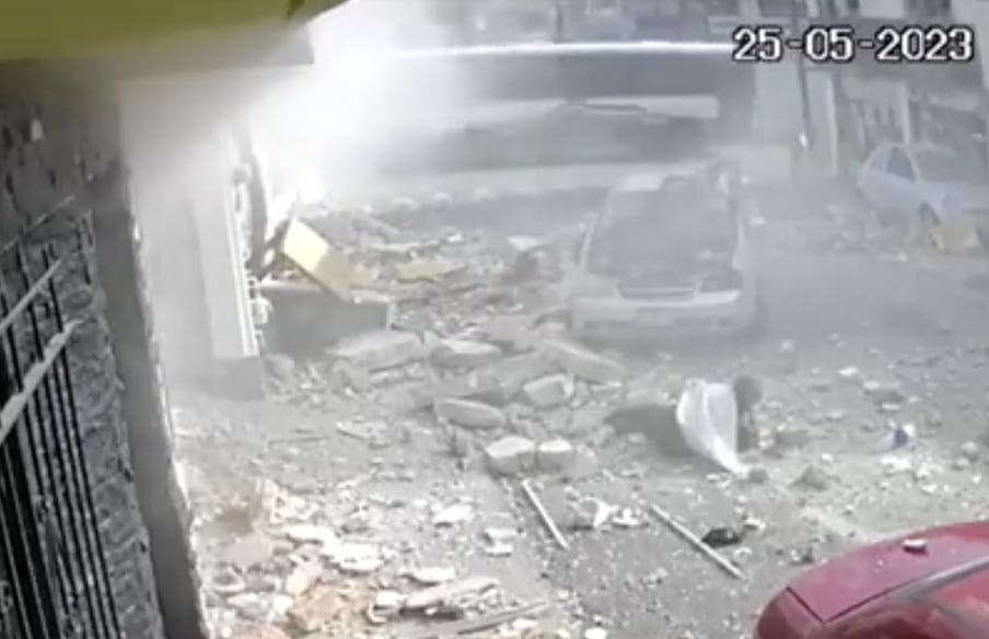 VIDEO: Así fue la explosión en una panadería de Toluca