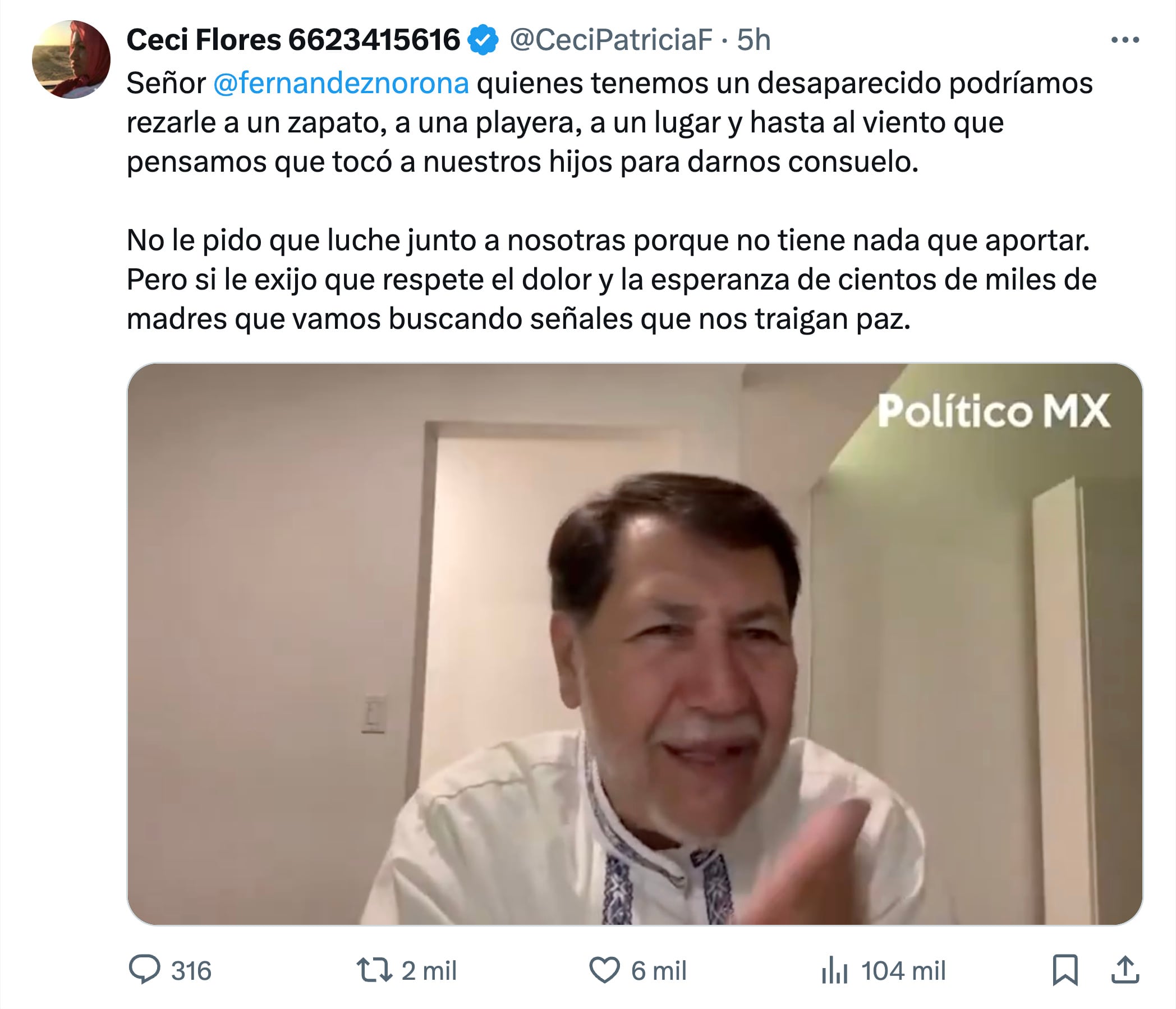 Gerardo Fernández Noroña sobre Teuchitlán
