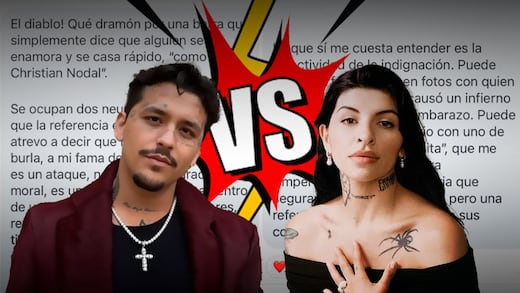 “Qué dramón”: la respuesta de Nodal a Cazzu por Rosita