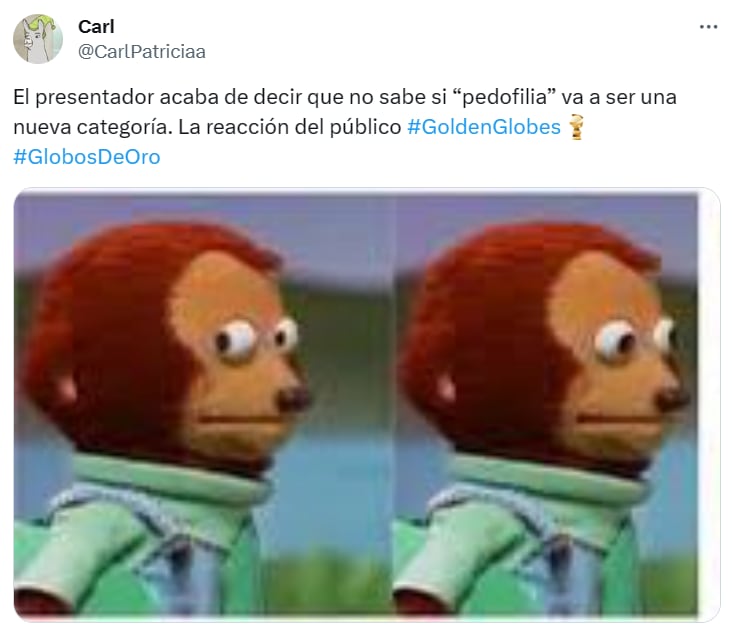 memes de los Globos de Oro 2024