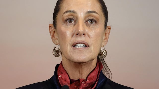 Claudia Sheinbaum llegó a Palacio Nacional para visitar a AMLO