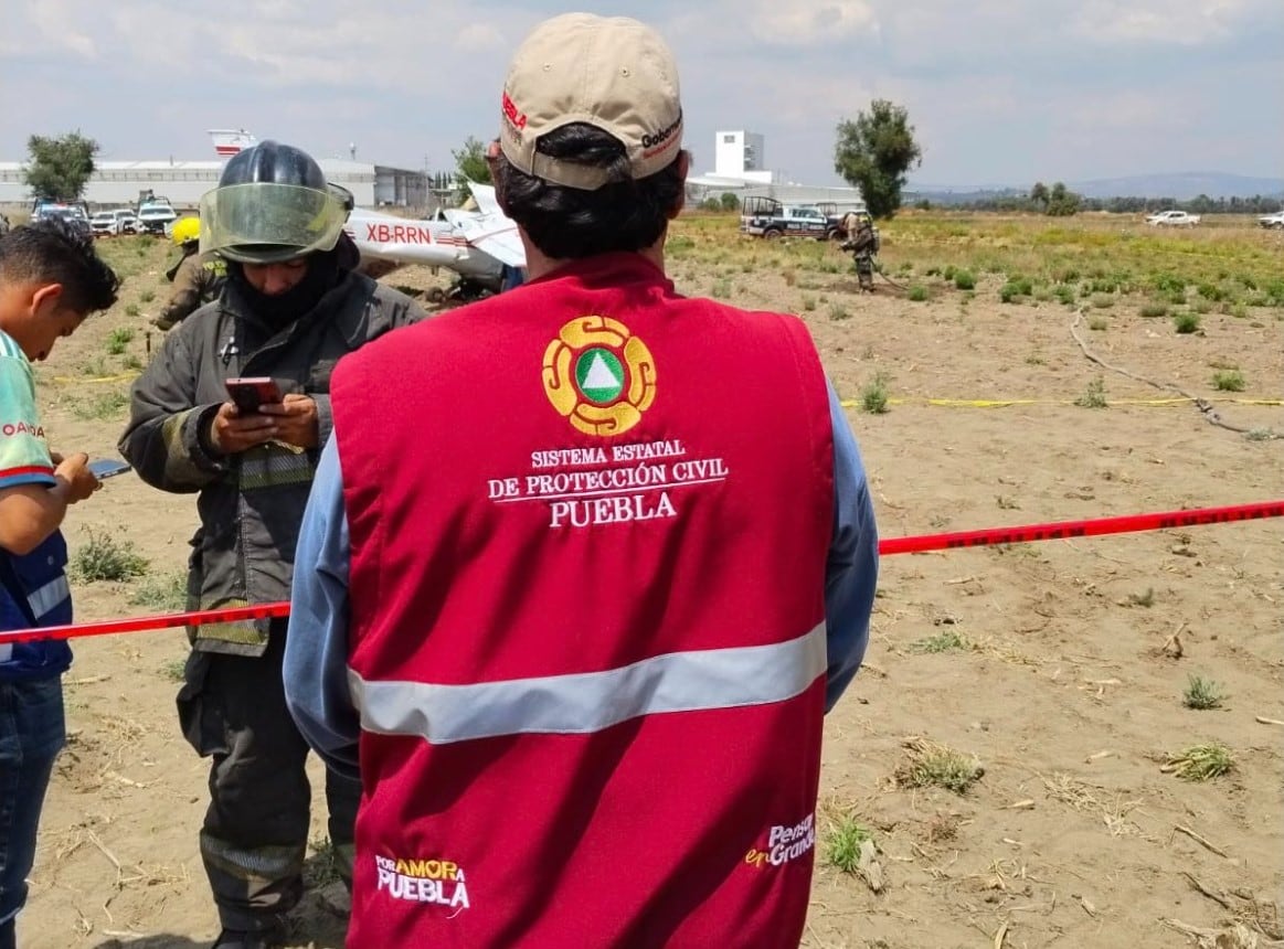 AFAC confirma tres muertos en accidente aéreo en Puebla
