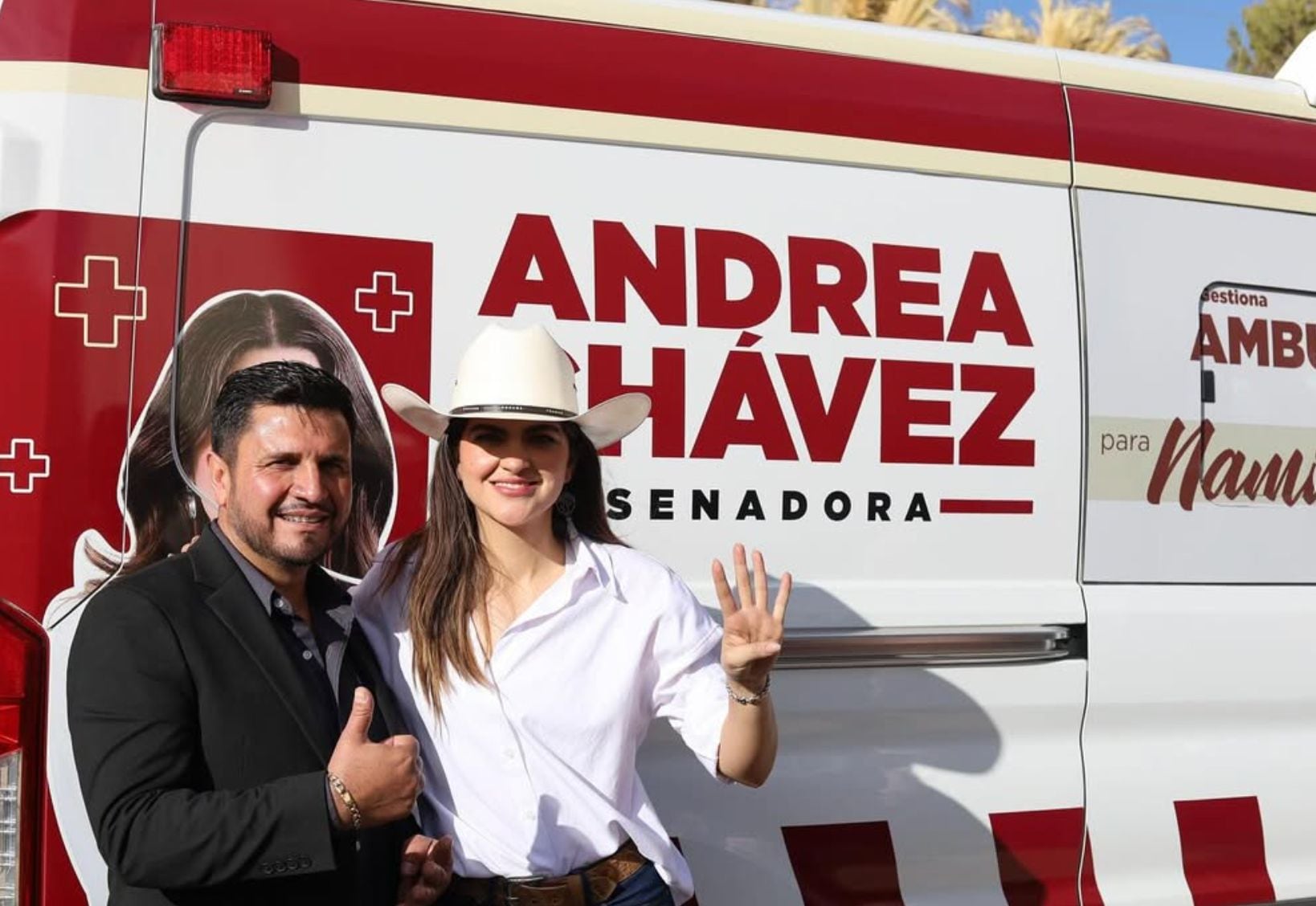 Ambulancia de Andrea Chávez