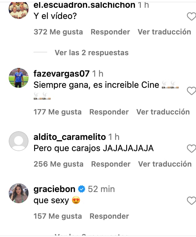 Los comentarios de la foto tanga de TheGrefg y Karely Ruiz