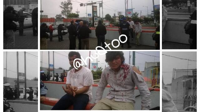 En el metro Chabacano dos grupos de reguetoneros se enfrentaron